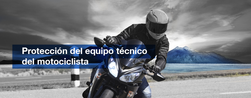 Seguro de protección del equipo técnico de motociclista